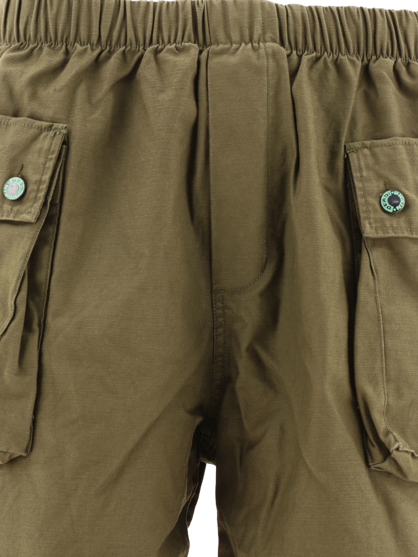 BRAIN DEAD Green Military Climber shorts